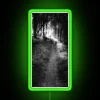 Vibrant color-changing LED trail light for ambient home decor spaces.
