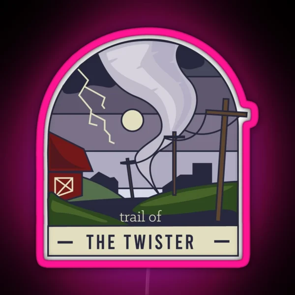 Trail Of The Twister RGB Neon Sign