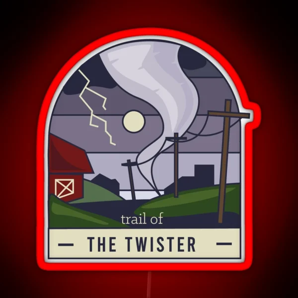 Trail Of The Twister RGB Neon Sign