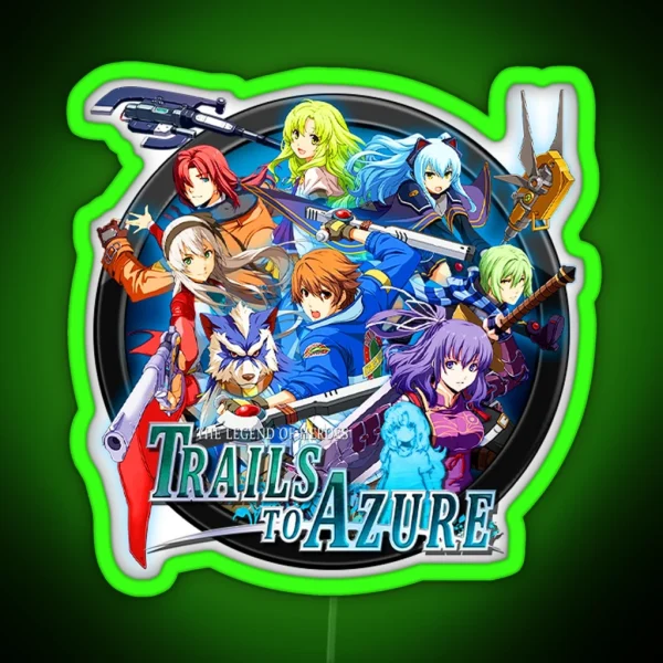 TRAILS OF COLD STEEL XX RGB Neon Sign