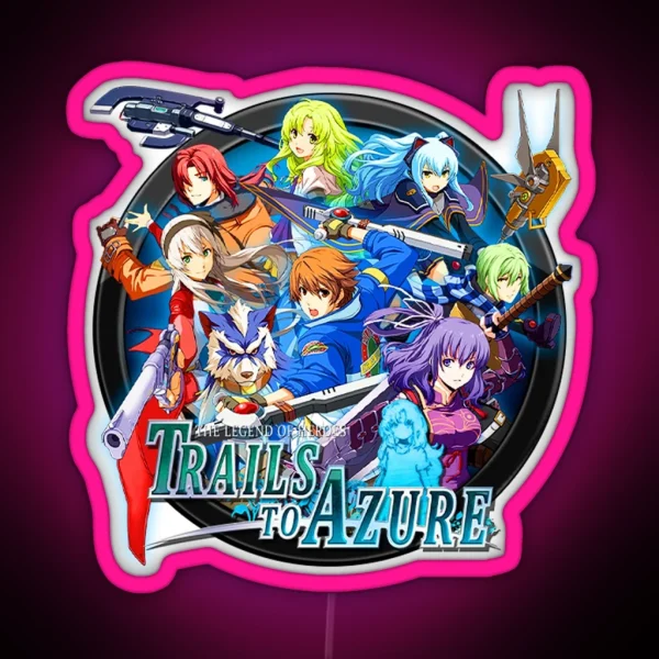 TRAILS OF COLD STEEL XX RGB Neon Sign