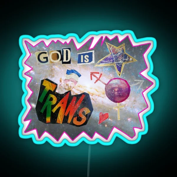 Trans Divinity 1 RGB Neon Sign