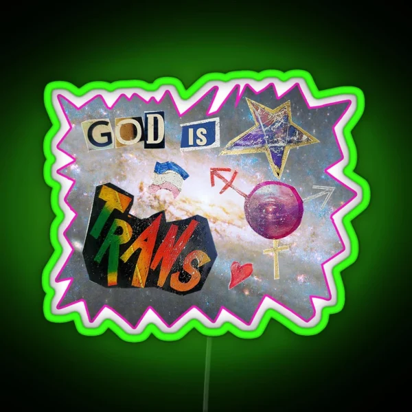 Trans Divinity 1 RGB Neon Sign