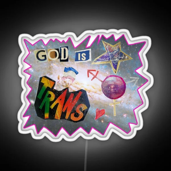Trans Divinity 1 RGB Neon Sign