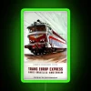 Unique Retro Style Trans Europe Express Vintage Color Changing Neon Sign