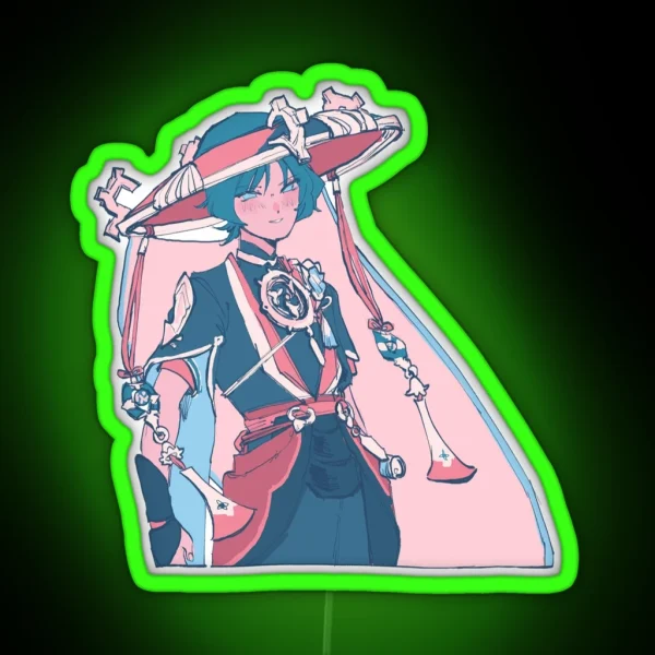 Trans Scara RGB Neon Sign