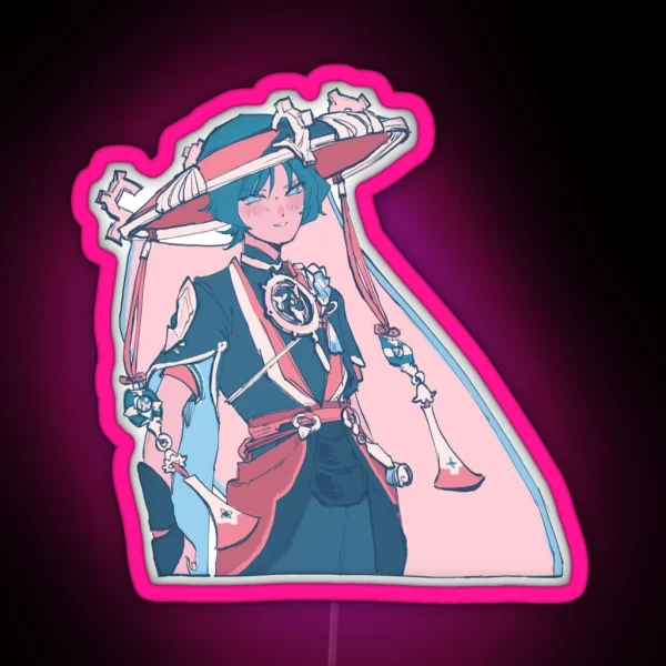 Trans Scara RGB Neon Sign
