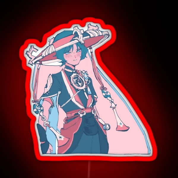 Trans Scara RGB Neon Sign