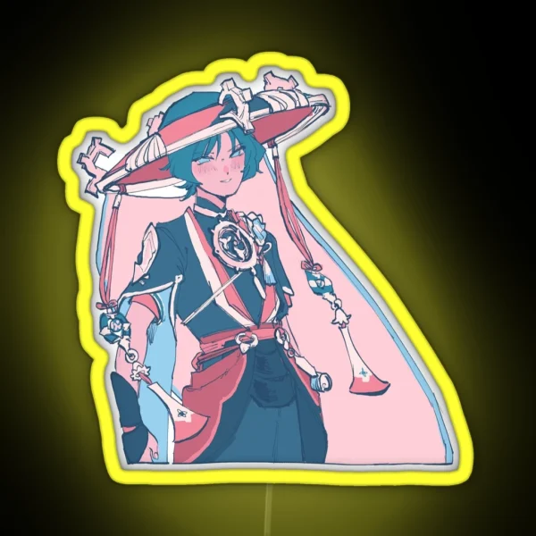 Trans Scara RGB Neon Sign
