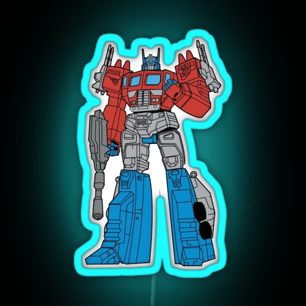Transformers 80 S RGB Neon Sign