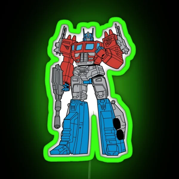 Transformers 80 S RGB Neon Sign