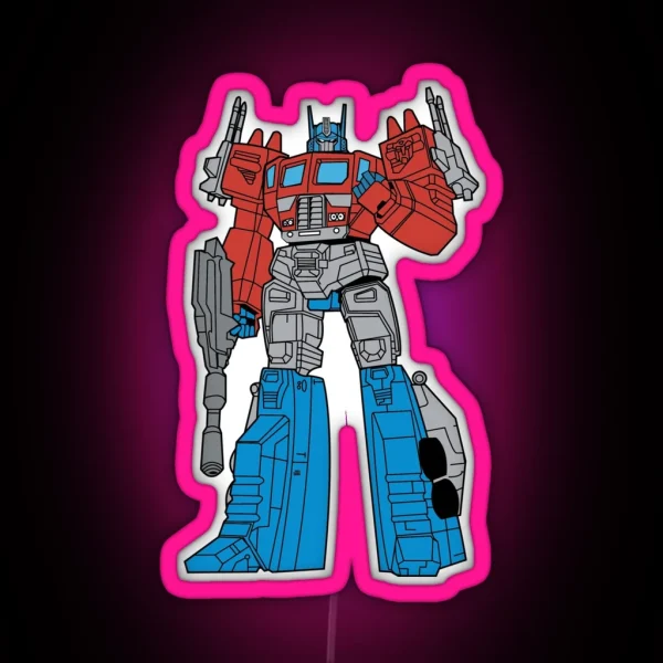 Transformers 80 S RGB Neon Sign