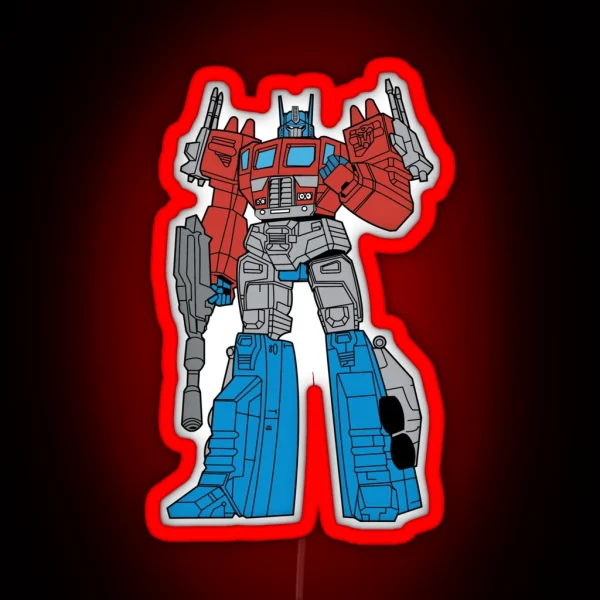 Transformers 80 S RGB Neon Sign