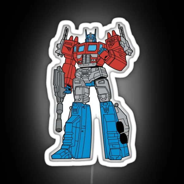 Transformers 80 S RGB Neon Sign