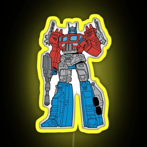 Transformers 80 S RGB Neon Sign
