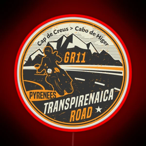 Transpirenaica Road RGB Neon Sign