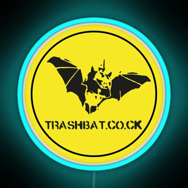 Trashbat Website RGB Neon Sign