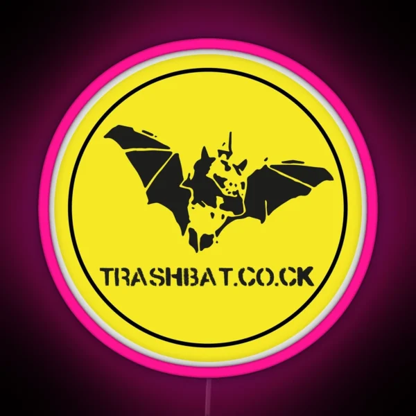 Trashbat Website RGB Neon Sign