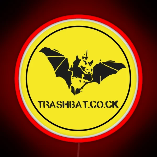Trashbat Website RGB Neon Sign