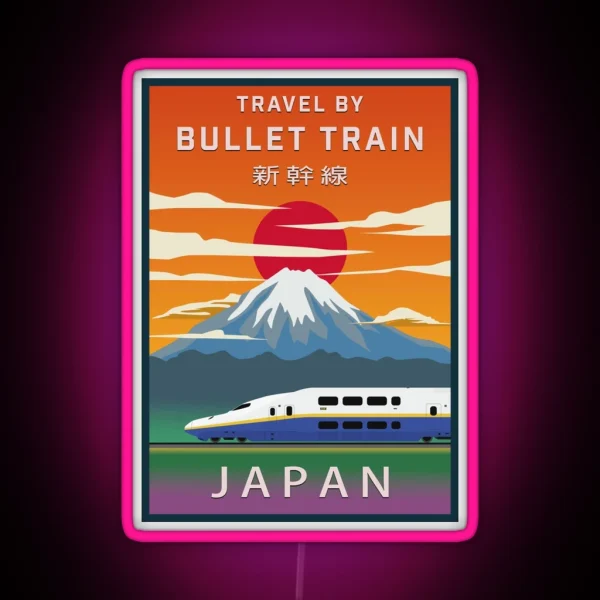 Travel Japan RGB Neon Sign