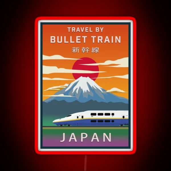 Travel Japan RGB Neon Sign