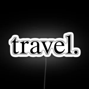 Travel RGB Neon Sign