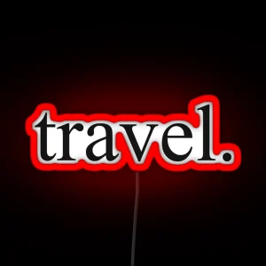 Travel RGB Neon Sign