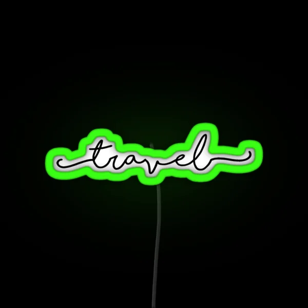 Travel RGB Neon Sign