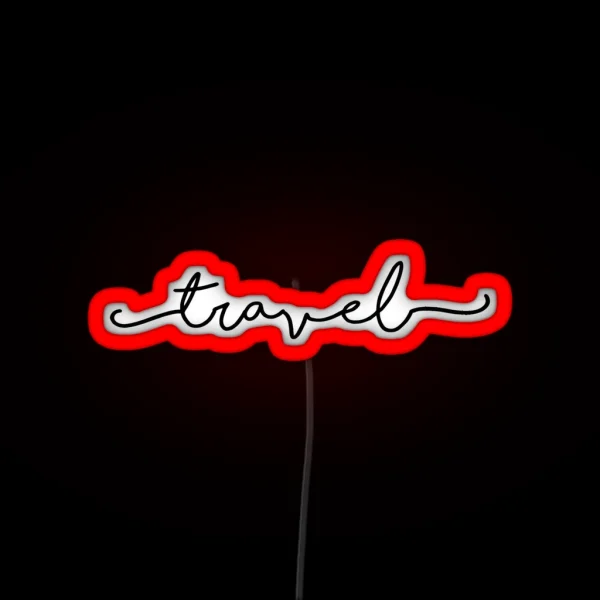 Travel RGB Neon Sign