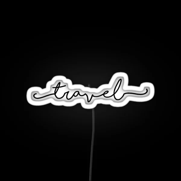 Travel RGB Neon Sign