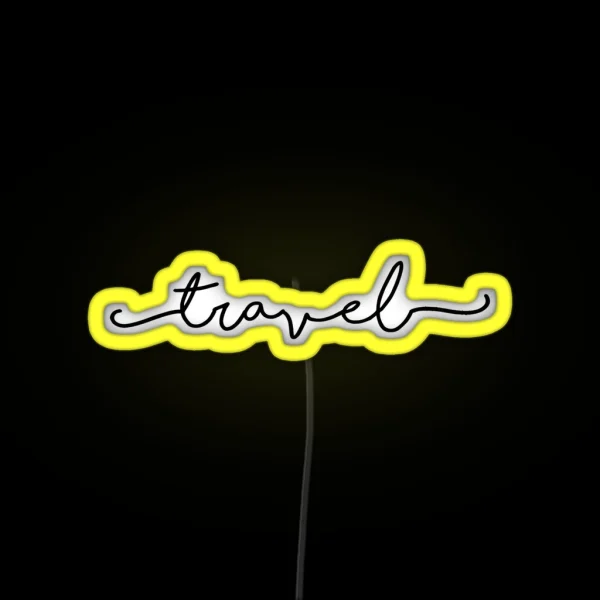 Travel RGB Neon Sign