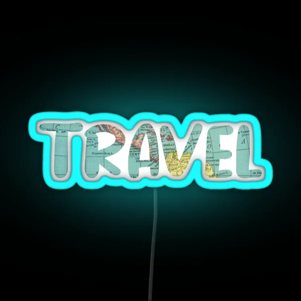 TRAVEL RGB Neon Sign