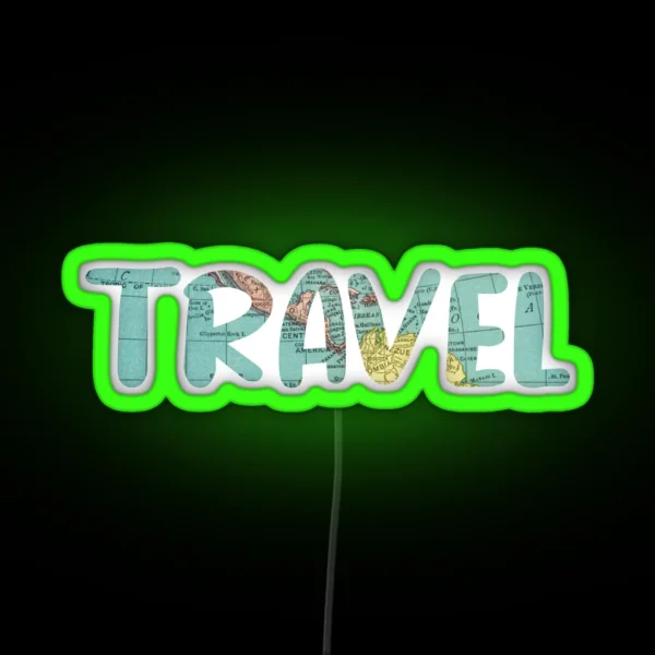 TRAVEL RGB Neon Sign