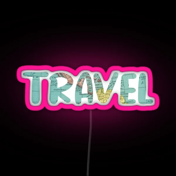 TRAVEL RGB Neon Sign
