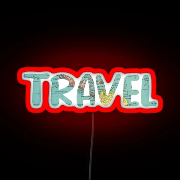 TRAVEL RGB Neon Sign