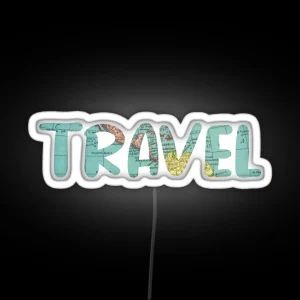 TRAVEL RGB Neon Sign