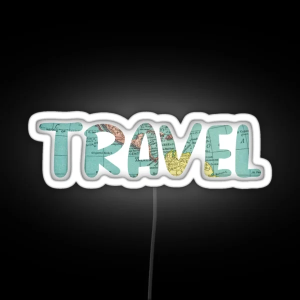 TRAVEL RGB Neon Sign