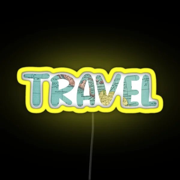 TRAVEL RGB Neon Sign