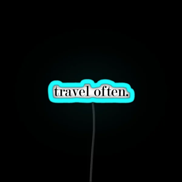 Travel RGB Neon Sign