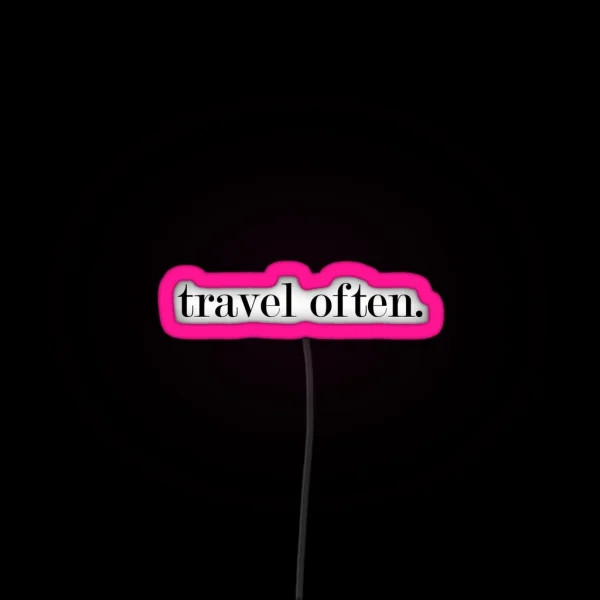 Travel RGB Neon Sign