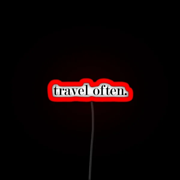 Travel RGB Neon Sign