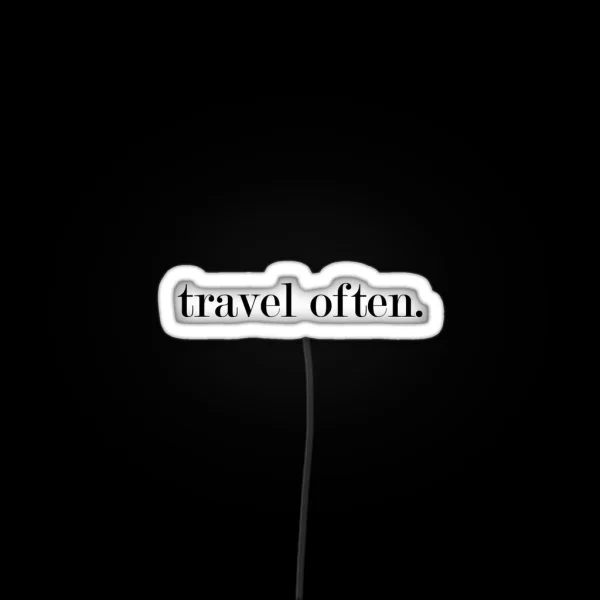 Travel RGB Neon Sign
