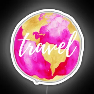 Travel RGB Neon Sign