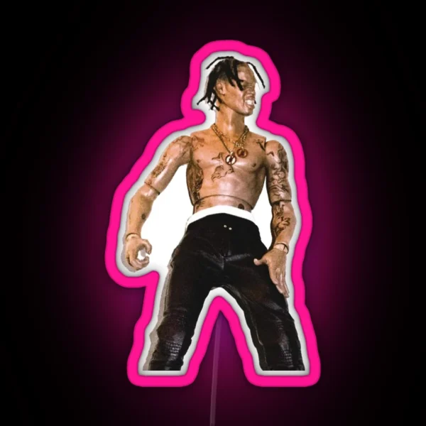 Travis Scott RGB Neon Sign