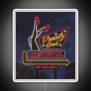 Treaty Oak Revival No Vacancy RGB Neon Sign