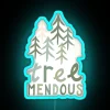Vibrant LED neon sign adds unique treehouse style ambiance instantly.