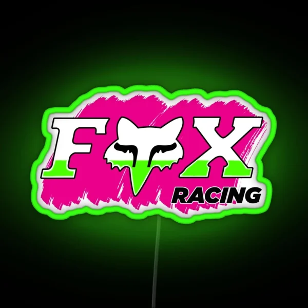 Trending Logo Pick Fox Racing RGB Neon Sign