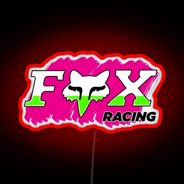 Trending Logo Pick Fox Racing RGB Neon Sign