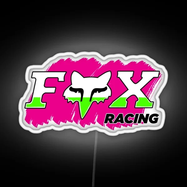 Trending Logo Pick Fox Racing RGB Neon Sign