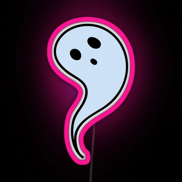 Trendy Ghost RGB Neon Sign